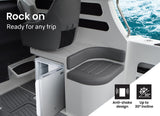 GECKO 57L Portable Bar Fridge Refrigerator 12V/24V/240V Camping Camper Caravan - Low Angle