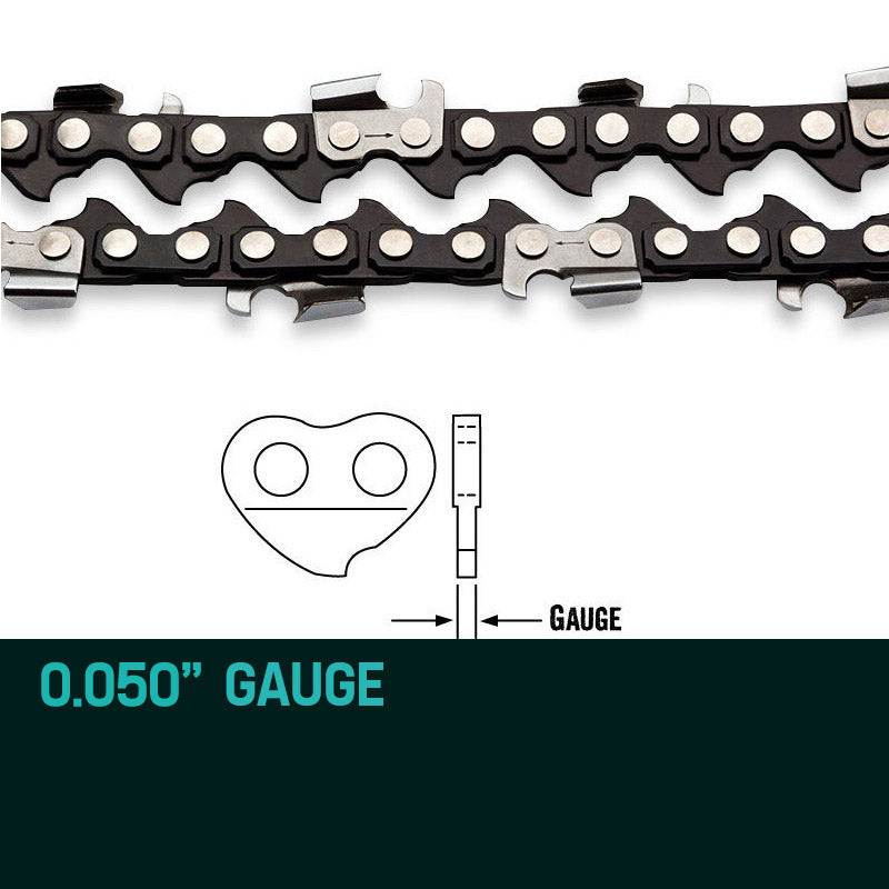 BAUMR-AG 12 Bar Replacement Spare Chainsaw Chain 3/8 .050 Gauge DL 44