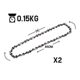 2 x 12 Baumr-AG Chainsaw Chain 12in Bar Spare Part Replacement Suits Pole Saws - Rear View