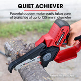 BAUMR-AG SW1 20V Cordless Mini Chainsaw Skin Only, Electric Battery Powered Tree Pruner - Front View