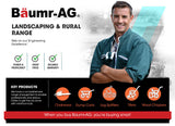 Baumr-AG 52CC Petrol Commercial Chainsaw 20 Bar E-Start Chain Saw - Front View