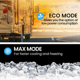 Gecko 65L Dual Zone Portable Fridge Freezer with onboard Lithium Battery, 12V/24V/240V, with 2 Doors, Wheels, for Camping, Car, Outings - Extra Image
