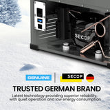 GECKO 75L Dual Zone Portable Fridge / Freezer, SECOP German Brand Compressor, for Camping, Car, Caravan - Front View