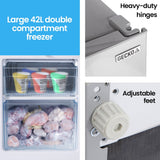 GECKO 119L Upright Portable Fridge / Freezer, 12V/24V for Motorhome and Caravan, Silver - Extra Image