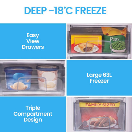 Gecko 160L upright portable fridge freezer in black, 12V/24V, image 10