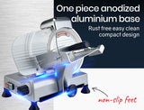 EUROCHEF 8 Inch Commercial Meat Slicer 280W Electric Food Cutting Machine, Deli Shaver Cutter 200mm - 45-Degree Angle