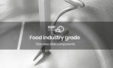 EUROCHEF 20L Spiral Dough Mixer Commercial Machine Bakery Kneader Litre Small - Close-Up Angle