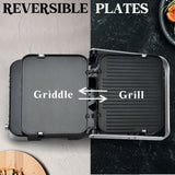 EUROCHEF Smart Multi Contact Grill Sandwich Press Panini Waffle Maker Griddle Stainless Steel - Extra Image