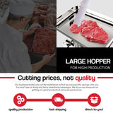 EUROCHEF Meat Grinder Mincer Food Commercial Electric Machine Chopper Shredder - Extra Image