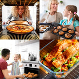 EuroChef 80L Oven Fan Forced Wall Built in Electric Stainless Steel - Close-Up Angle