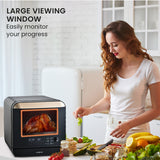 EUROCHEF 18L 9-in-1 Combi Steam Oven and Air Fryer, Black - Extra Image