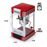 EuroChef Popcorn Machine - Popper Popping Classic Cooker Microwave - Rear View