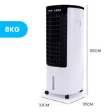 POLYCOOL 12L Portable Evaporative Air Cooler 24 Hour Timer 4 in 1 Cooling Fan - 45-Degree Angle