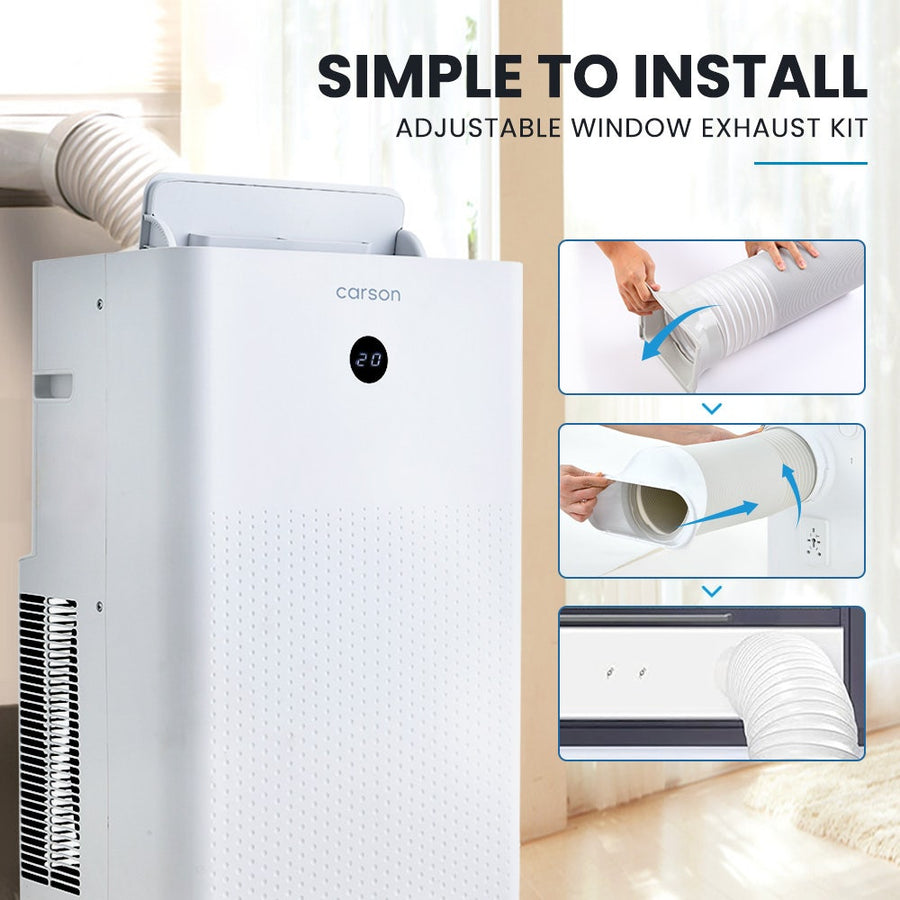 CARSON 3.5kW Portable Air Conditioner, with Dehumidifier Mode & Fan Cooler