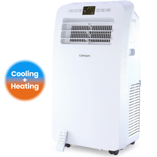 CARSON  2.9kW Reverse Cycle Portable Air Conditioner and Heater, with Dehumidifier, Cooling and Heating AC