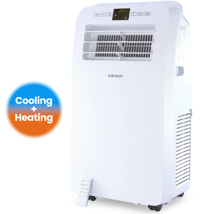 CARSON  2.9kW Reverse Cycle Portable Air Conditioner and Heater, with Dehumidifier, Cooling and Heating AC