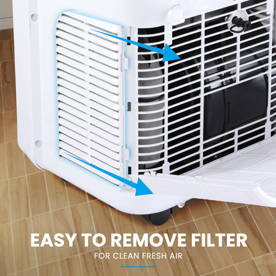 CARSON  2.9kW Reverse Cycle Portable Air Conditioner and Heater, with Dehumidifier, Cooling and Heating AC