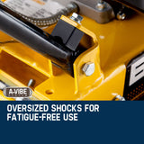 Baumr-AG 61kg 6.5HP Plate Compactor- BCX650 - 45-Degree Angle