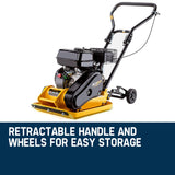 Baumr-AG 61kg 6.5HP Plate Compactor- BCX650 - Rear View