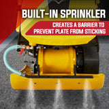 BAUMR-AG 111kg 400x545mm 7.0HP Plate Compactor, Sprinkler System (BCX-800) - 45-Degree Angle