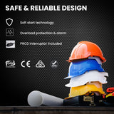 BAUMR-AG 2400W Electric Concrete Saw 355mm Demolition Cutter Wet Dry Demo Tool Circular Cutting - Low Angle