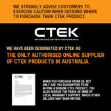 CTEK Genuine Rubber Bumper Cover Battery Charger Suits XC XS 0.8 - Side View