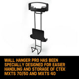 CTEK Wall Hanger Pro Mounting Bracket for MXTS 70/50 and MXTS 40 Item 40-068 - Front View