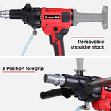 BAUMR-AG 1800W 120mm Handheld Core Drill & 76mm Diamond Drill Bit Combo, for Concrete Coring Hole Drilling - Low Angle