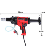 BAUMR-AG HC-120 1800W 120mm Handheld Concrete Core Drill - Front View