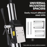 BAUMR-AG Adjustable Core Drill Wheeled Rig Stand - Low Angle