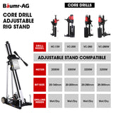 BAUMR-AG Adjustable Core Drill Wheeled Rig Stand - Extra Image