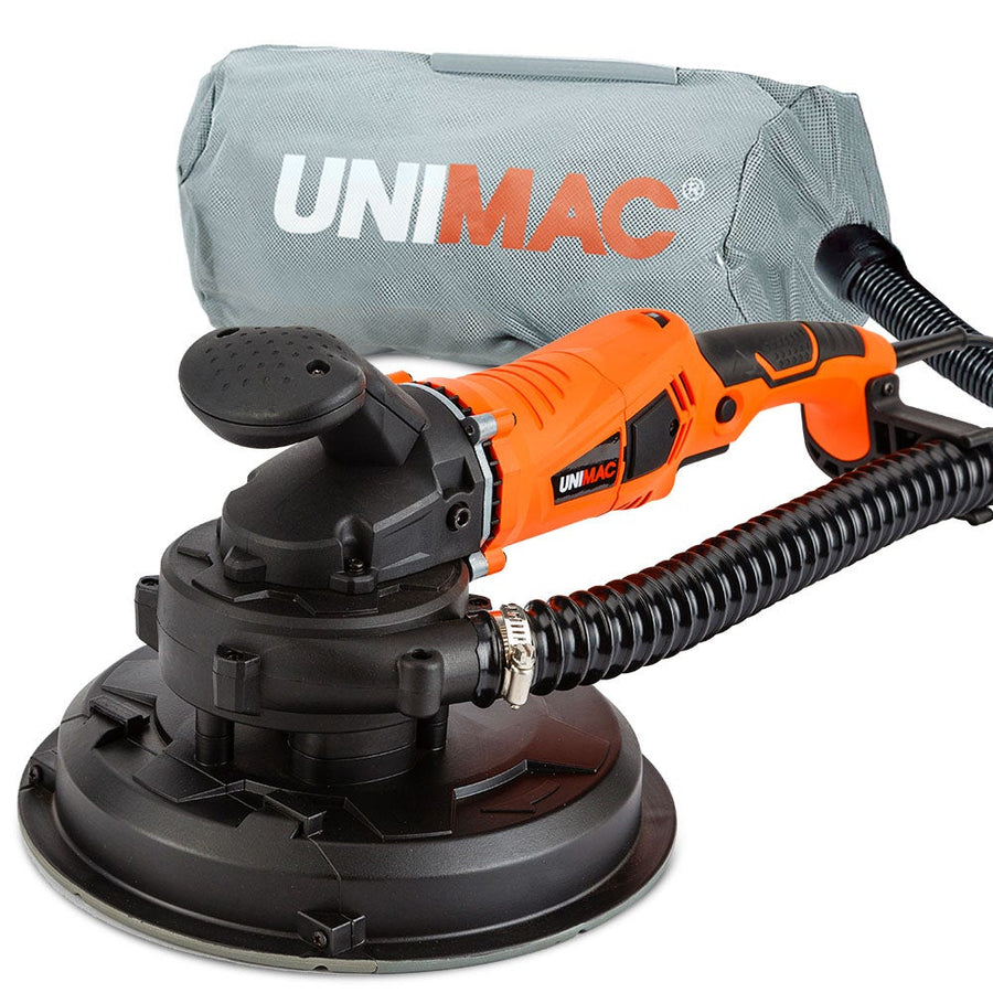 UNIMAC 1800W Drywall Sander Plaster Automatic Wall Gyprock Vacuum System