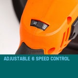 UNIMAC 1800W Drywall Sander Plaster Automatic Wall Gyprock Vacuum System - Close-Up Angle