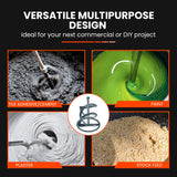 UNIMAC Mixer Stirrer Drywall Mortar Plaster Cement Render Paint Tile Handheld - Close-Up Angle