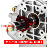 Baumr-AG 7HP DIESEL Stationary Engine 4 Stroke OHV Horizontal Shaft Motor - Top-Down View