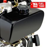 Baumr-AG 7HP DIESEL Stationary Engine 4 Stroke OHV Horizontal Shaft Motor - Close-Up Angle