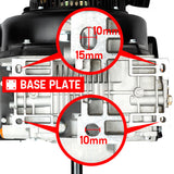 Baumr-AG 10HP Diesel Stationary Engine Electric Start OHV Replacement Motor - Close-Up Angle