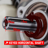 Baumr-AG 6.5HP Petrol Stationary Engine Motor 4-Stroke OHV Horizontal Shaft Recoil Start - Top-Down View