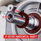 Baumr-AG 13HP Petrol Stationary Engine 4-stroke OHV Motor Horizontal Shaft Recoil Start - 45-Degree Angle