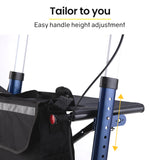 136kg Capacity | Lightweight Design | Adjustable Height - Top-Down View