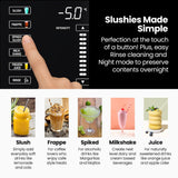 POLYCOOL 3L Slushie Frozen Drink Maker, Home Slush Machine, Fast Chilling, Easy Digital Controls - Side View