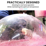 EUROCHEF Commercial Fairy Floss Cotton Candy Maker Machine Bubble Cover 52cm - 45-Degree Angle