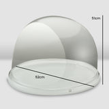 EUROCHEF Commercial Fairy Floss Cotton Candy Maker Machine Bubble Cover 52cm - Rear View