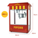 EUROCHEF Commercial Electric Popcorn Maker Machine Pop Corn Popper Cooker - Rear View