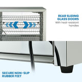 EUROCHEF Commercial Food Warmer Electric 1000W 4-Tier Hot Display Stainless Steel Cabinet - Extra Image
