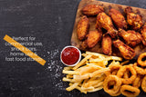 EuroChef Commercial Electric Deep Fryer Twin Frying Basket Chip Cooker Fry - Close-Up Angle