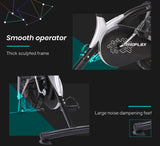 PROFLEX Air Bike Fan Resistance Exercise Fitness Home Gym Bicycle Black Pulse - Close-Up Angle