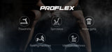 PROFLEX Air Bike Fan Resistance Exercise Fitness Bicycle Home Gym Black Pulse - Front View