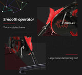 PROFLEX Air Bike Fan Resistance Exercise Fitness Bicycle Home Gym Black Pulse - Close-Up Angle