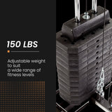 PROFLEX Multi Home Gym Station Bench Press Preacher Cable Machine Back Equipment - 45-Degree Angle
